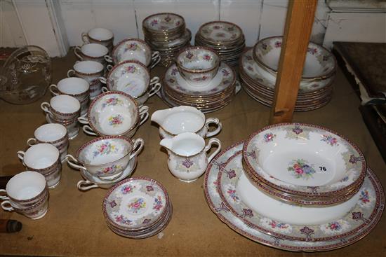 Shelley part dinner and tea service in the Georgian pattern